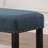 Fabric Dining Bench with Nailhead Trim, Blue