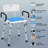 Bath Chair with Arms, Medical Shower Seat, Bariatric Bath Stool Safety Shower Bench