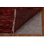 Tapis rouge bourgogne rouge noué à la main 7 x 10
