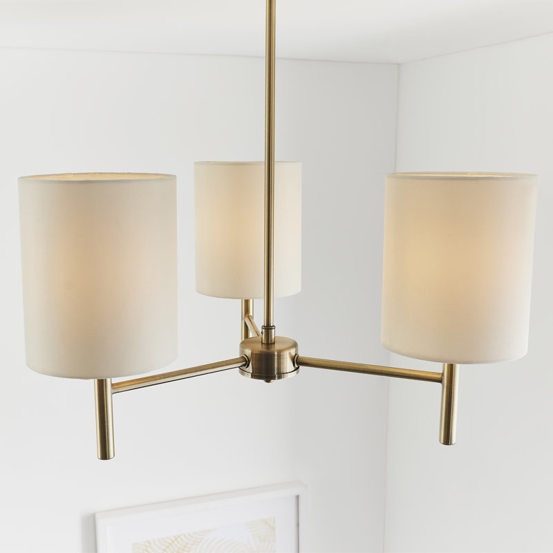 Iyanna 3 - Light Shaded Chandelier