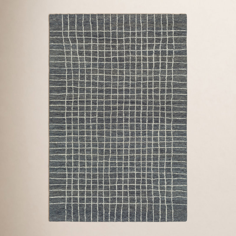 Tapis rectangulaire en laine Marmee, Rectangle 9 pi x 12 pi