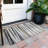  Machine Washable Indoor/Outdoor Chantille ACN997 Gray Area Rug-340867811