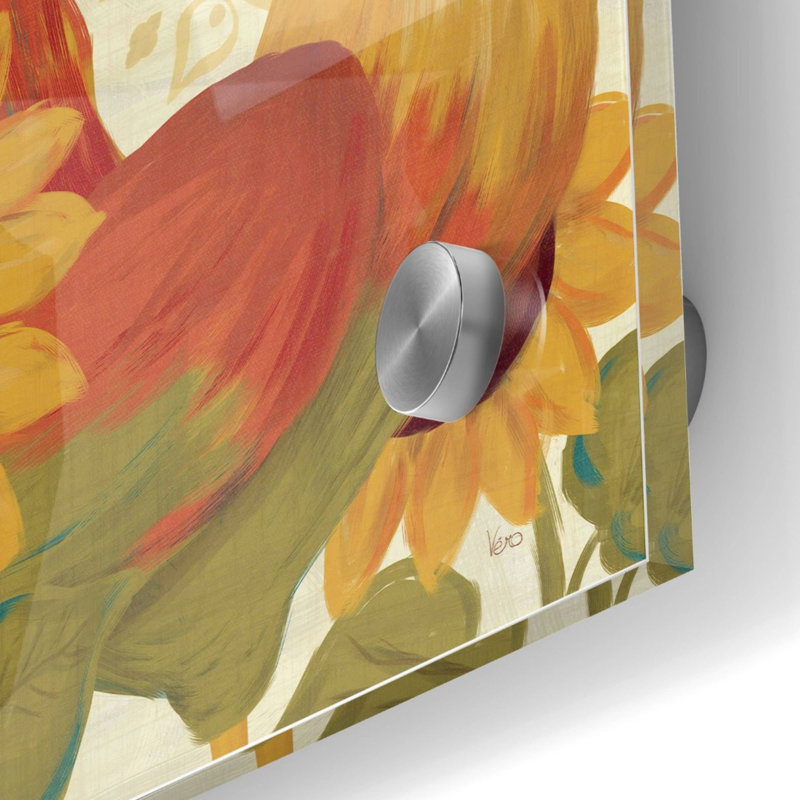 Epic Art «Spice Roosters II» par Veronique Charron, «Spice Roosters II» par Veronique Charron, H 24 po x l 24 po