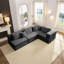 Ensemble de canapé modulaire surdimensionné rembourré-1875640320