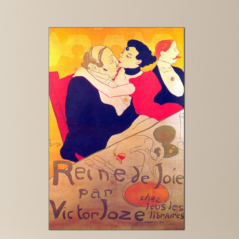 Henri De Toulouse-Lautrec - Wrapped Canvas Print, 135cm H x 90cm W x 1.8cm D