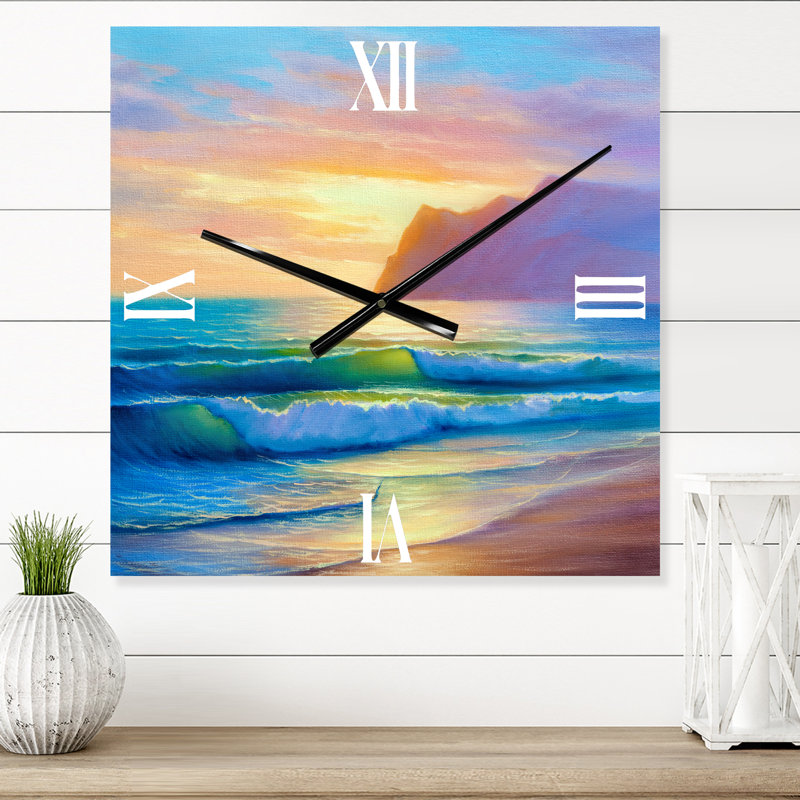 Horloge murale matin, Moyen