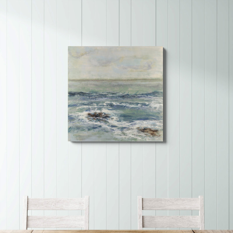 «Tidewater» par Shima Shanti - reproduction d'art sur toile tendue, H 30 po x l 30 po