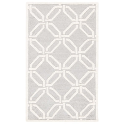 Deedgra Hand Tufted Wool Geometric Rug