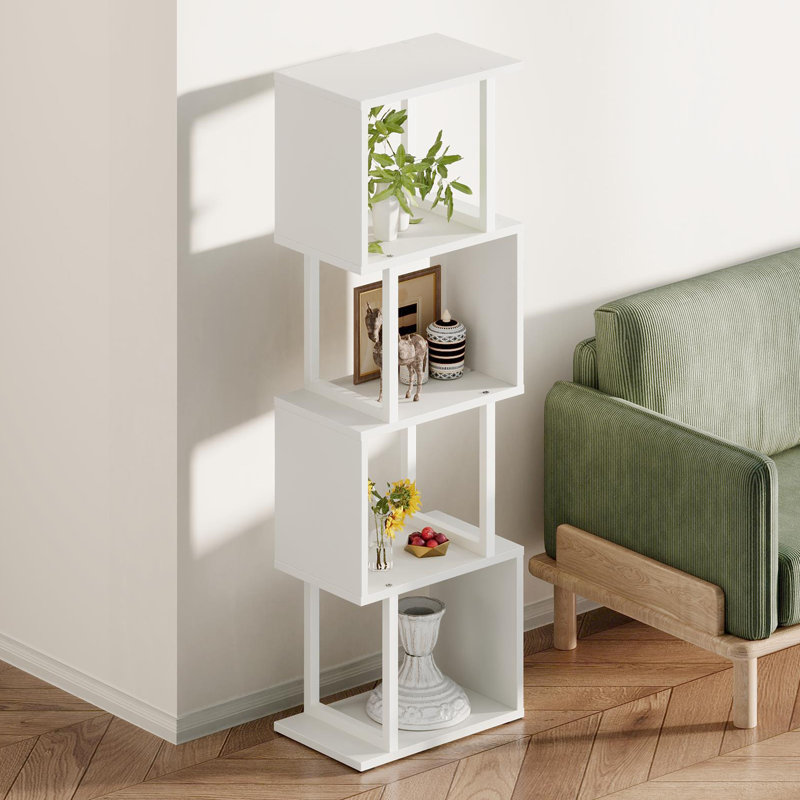 117cm H x 38cm W Bookcase, White