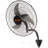 VEVOR 27.2'' Oscillating Wall Mounted Fan Fan