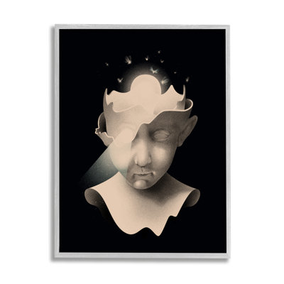 " Surreal Face Fireflies Composition " by Matheus Lopes Castro