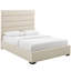 Très grand lit plateforme tapissier Genevieve-105239580