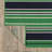 Sherley Preppy Stripe Green/ Navy Indoor-Outdoor Area Rug-1210823790