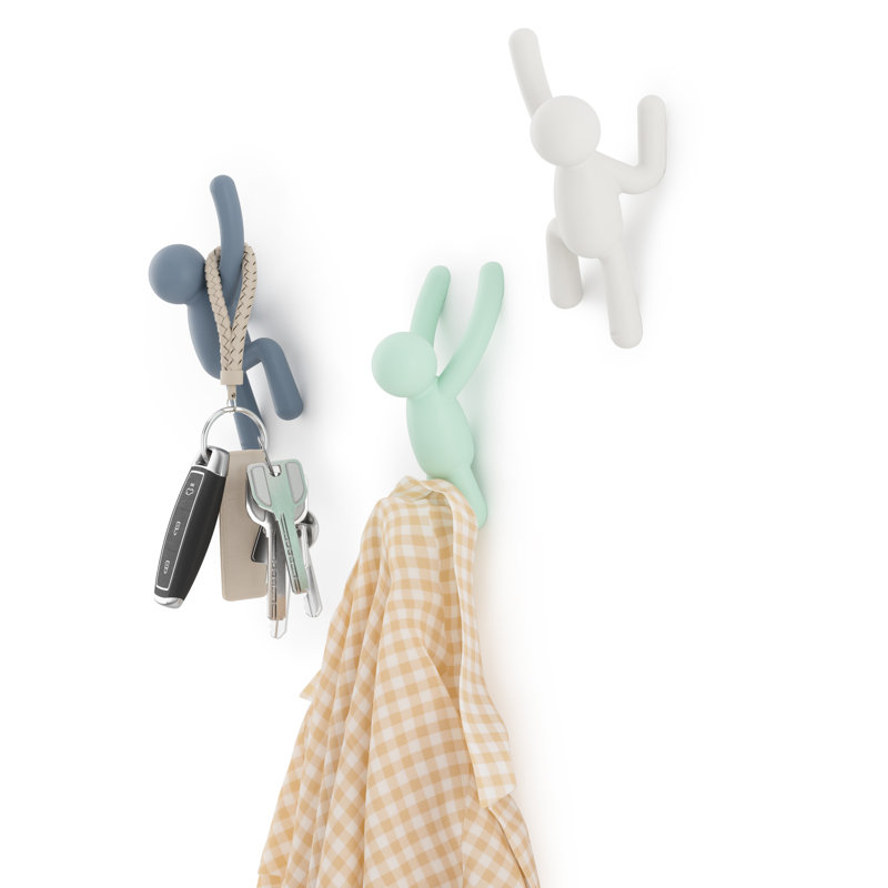 Buddy Wall Hook, Multi-colored Option B