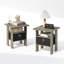 Table de chevet avec tiroir à bacs Tidur-41261729-41261731