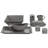 Nova Square Stoneware 38 Piece Dinnerware Set, Service for 6-1567161213