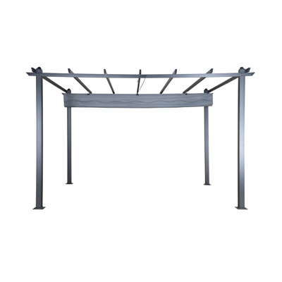 Hales Black Aluminum Roof for Pergola