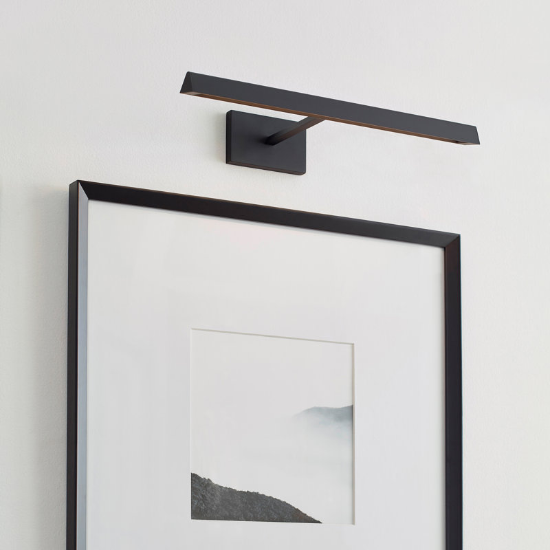 Dessau Dimmable LED Wall Mounted Picture Light, Nightshade Black