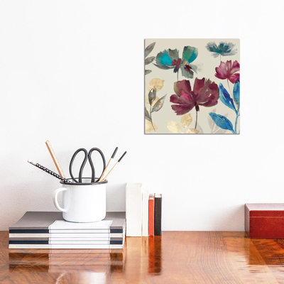 Cascade II 1 Piece Wrapped Canvas Painting