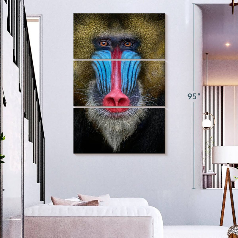 Singe Brampt, H 74 po x l 48 po