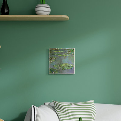 " Close up Water Lily Pond Traditional Painting " by Claude Monet Graphic Art Painting