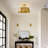 14.6" Semi Flush Mount Light Fixture