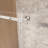 Frameless Single Sliding Shower Door  56-60 "W, 1/4 "(6 Mm) Clear Tempered Glass, Explosion Proof Film, Stainless Steel Handle Square Tube Track-118574747