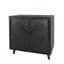 Armoire de rangement moderne en bois noir