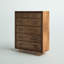 Commode en bois massif 6 tiroirs Peloquin-1134077913