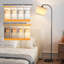 Lampe sur pied arquée à intensité variable de 63 po avec télécommande