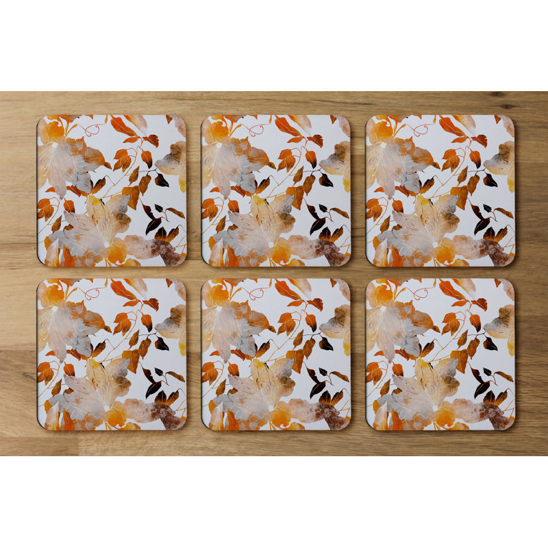 Square 6 Piece Coaster Set
