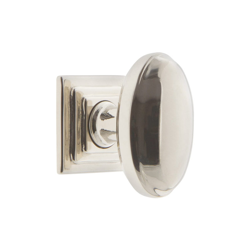 Eden Prairie Oval Knob, Polished Nickel