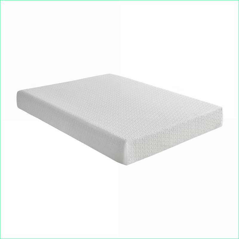 Matelas, matelas ferme en mousse viscoélastique imprégnée de gel, blanc neige, matelas dans une boîte | Mousse | Double