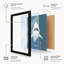Shark Minimalist - Framed Print-753915907-753915918