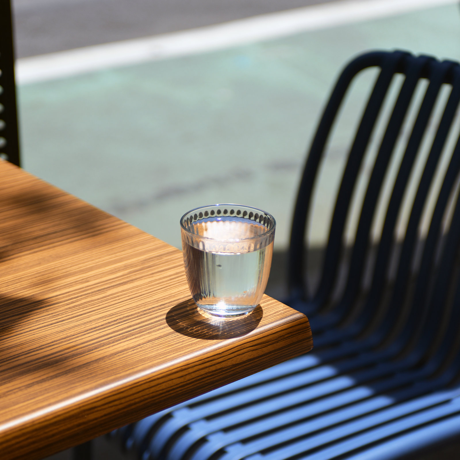 Line Water Drinking Glasses, 9.75 oz., White