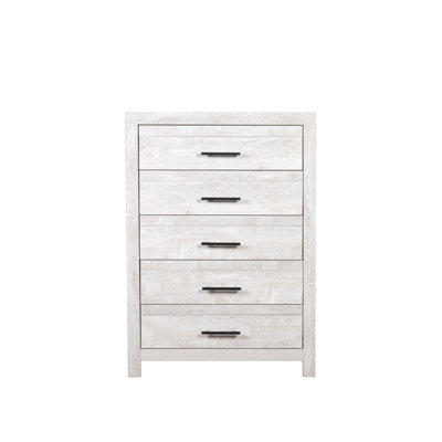 Commode 5 tiroirs en bois