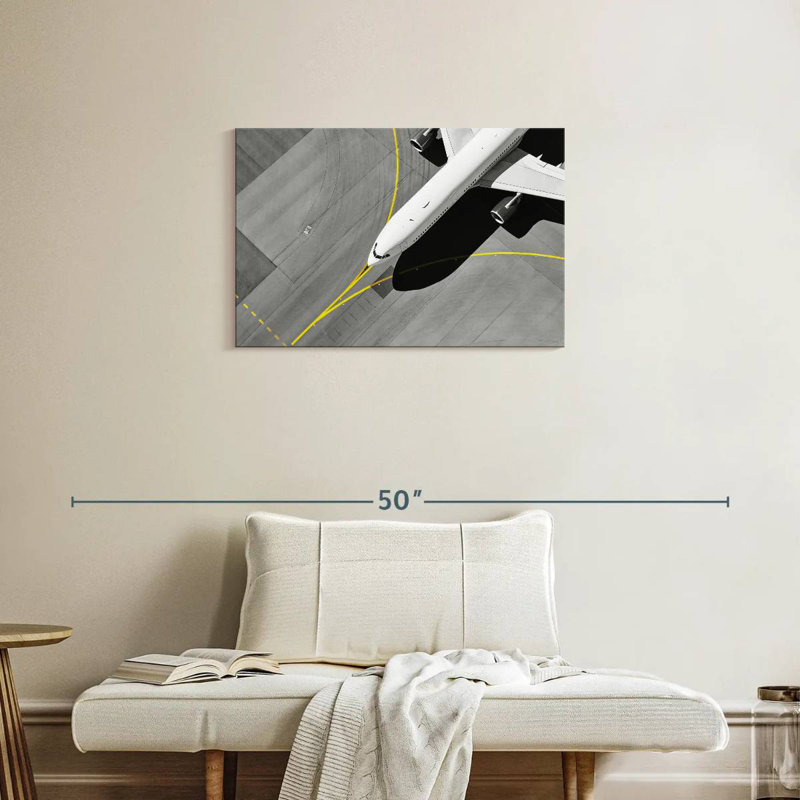 Mehar Airplane From Above, 20" H x 30" W
