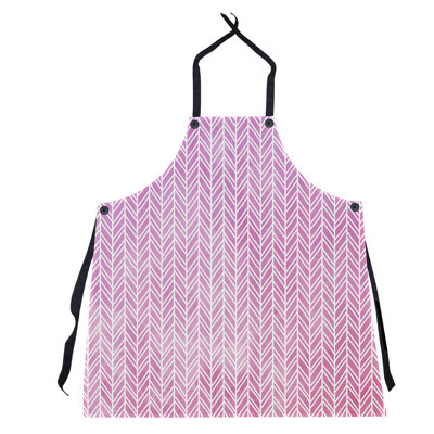 Tablier à motif chevrons