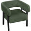 Upholstered Corduroy Armchair-1614086934