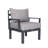 Chelsea 6‑Piece Outdoor Patio Sectional – Powder‑Coated Aluminum U‑Shape Conversation Set with Removable Cushions-63702412