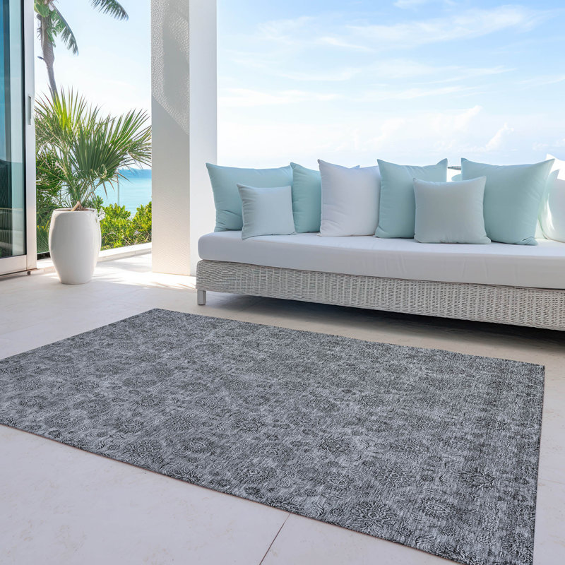Tapis intérieur / extérieur Naadiya, Rectangle 8 pi x 10 pi