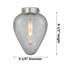 Plafonnier encastré 1 lumière 6,5 po Heidenreich-403971048