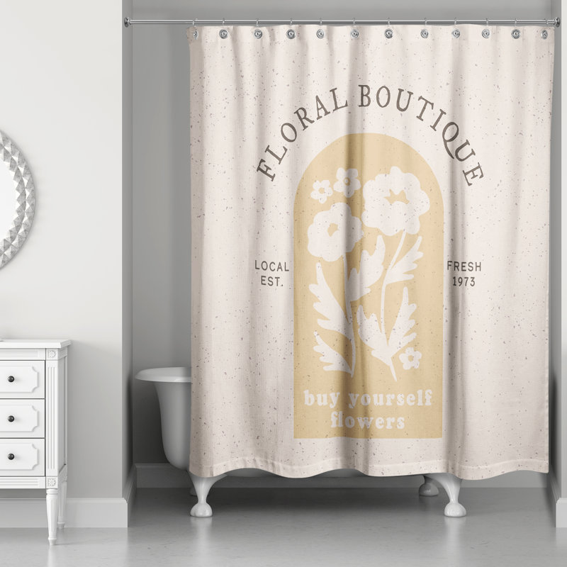 Rideau de douche Floral Boutique
