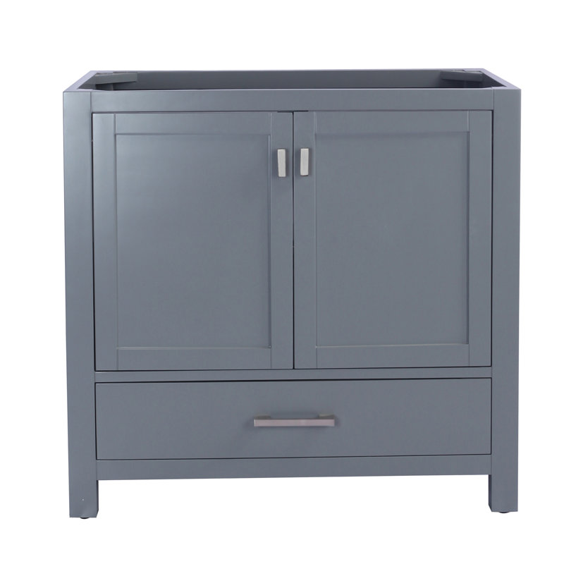 36'' Single Bathroom Vanity Base Only, Gtey