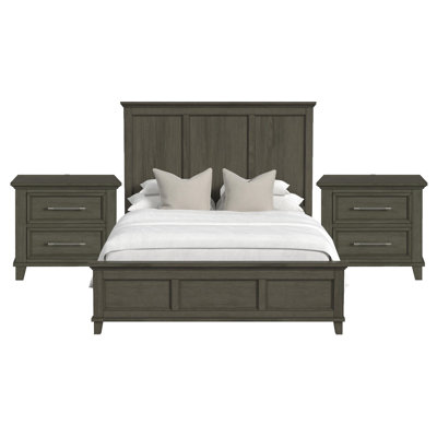 Muret Queen 3PC Bedroom Set In Grey