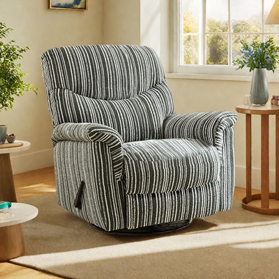 Modern Multi-Functional Recliner with 360° Swivel