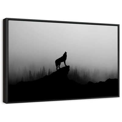 Animal " Wolf Silhouette Wall Art "