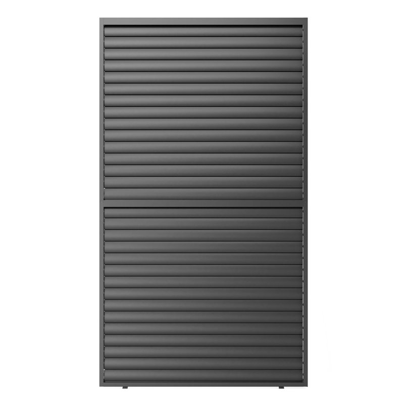 Volet fixe en aluminium 1/3 x 13 pi (accessoire pour pergola)