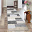 Tapis lavable à motif géométrique moderne avec envers antidérapant-133410606-133410607