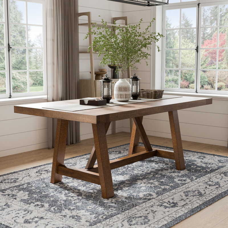 Table de salle à manger Cleland, H 29,5 po x L 76 po x l 39,5 po